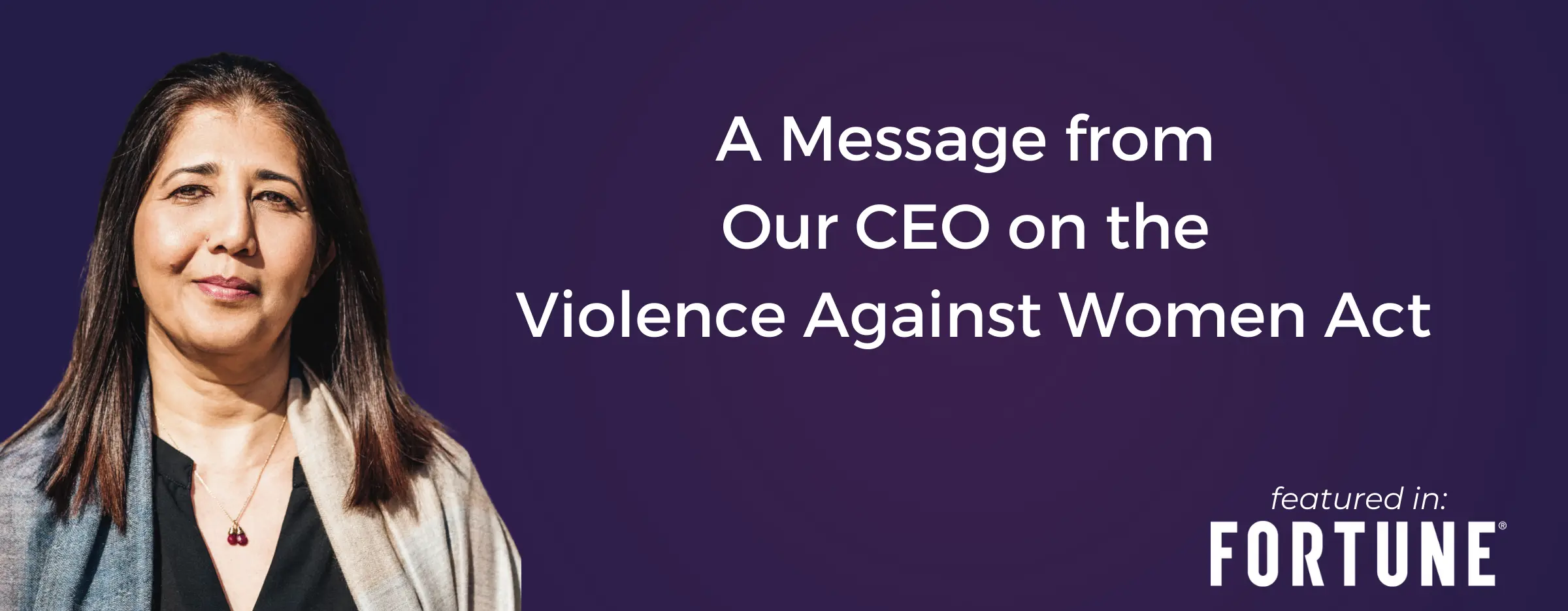Match Group CEO Shar Dubey: Congress must reauthorize the Violence Against Women Act, and my company will help make it happen
